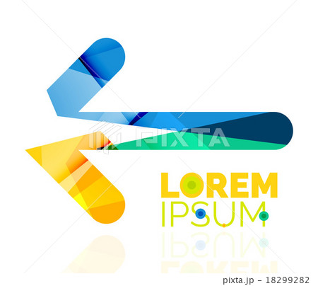 Vector arrow logo 18299282