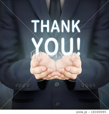 感謝する ビジネス 商売のイラスト素材