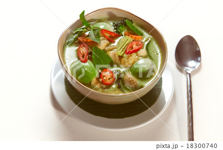 Dishes of international and oriental cuisine 18300740