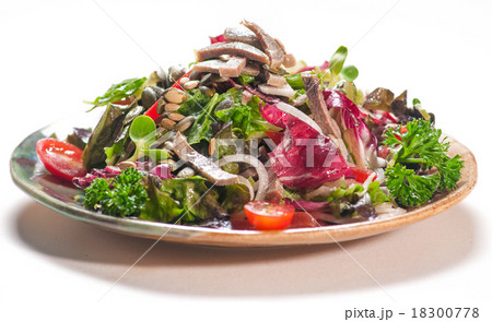 Dishes of international and oriental cuisine 18300778