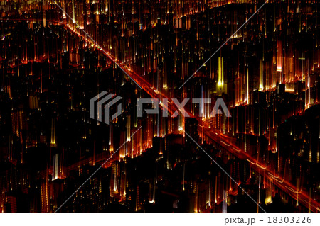 大阪あべのハルカスから見る夜景 18303226