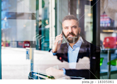 Man with smart phone 18305061