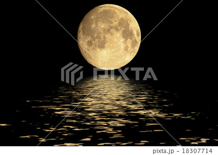 Planet Moon. Elements of the furnished by NASA. 18307714