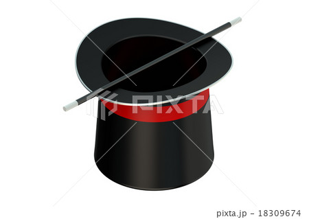 magic hat and magic wand magic hat and magic wand 18309674