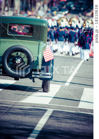 Classic cars parade. 18310638