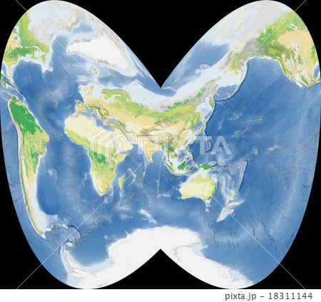 世界植生地図 18311144