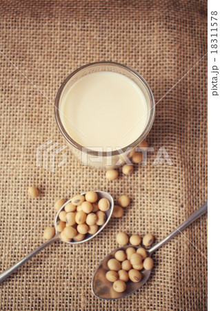 Soy milk with beans Soy milk with beans 18311578
