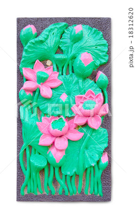 Low relief cement Thai style. 18312620