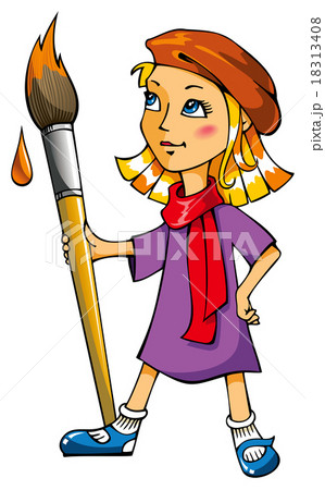 Artist girl Artist girl 18313408