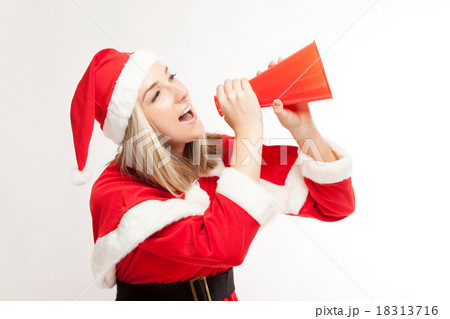 女性サンタ 18313716