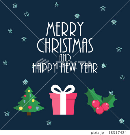 Abstract Christmas and New Year Background. Vector 18317424