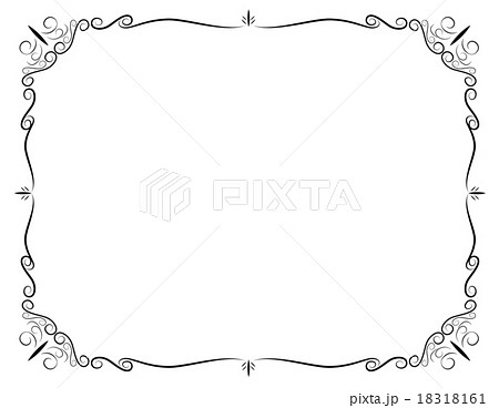 飾り罫のイラスト素材