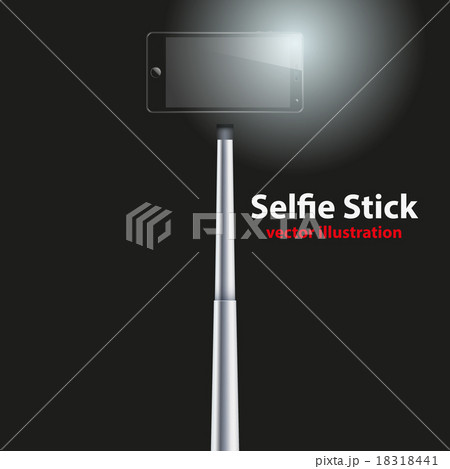 Selfie Stick with smartphone 18318441