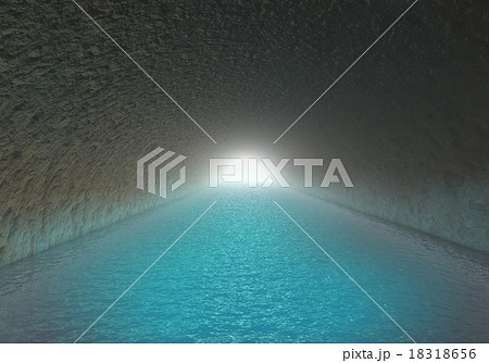 sea cave sea blue tunnel sea cave sea blue tunnel 18318656