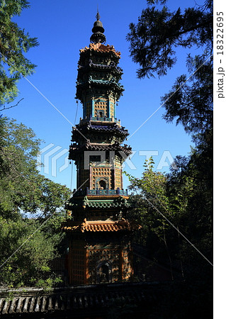 北京 頤和園 多宝瑠璃塔 北京 頤和園 多宝瑠璃塔 18322695