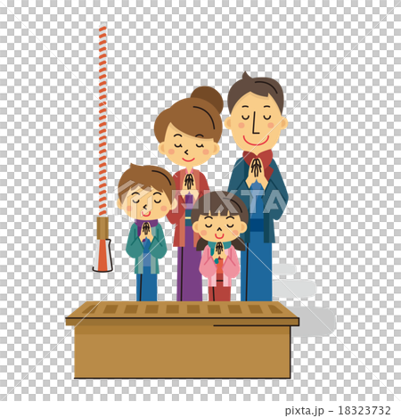 初詣【三頭身・シリーズ】 18323732