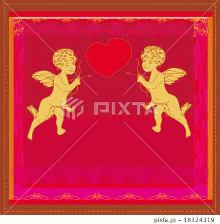 happy valentines day card with cupid happy valentines day card with cupid 18324319