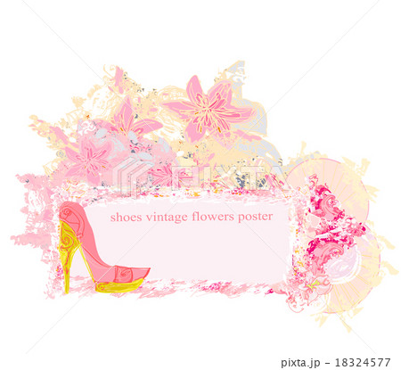shoes vintage poster 18324577