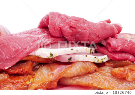 assortment of raw meat assortment of raw meat 18326740