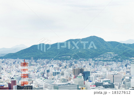 札幌の街並み（藻岩山） 18327612