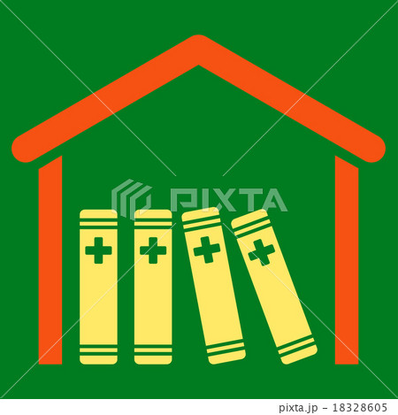 Medical Library Icon Medical Library Icon 18328605