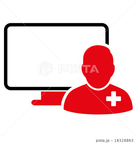 Online Doctor Icon Online Doctor Icon 18328863