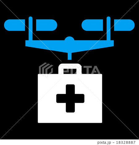 Drug Drone Delivery Icon Drug Drone Delivery Icon 18328887