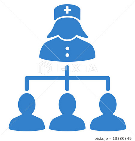 Nurse Patients Connections Icon Nurse Patients Connections Icon 18330349