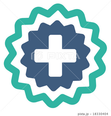 Medical Cross Stamp Icon 18330404