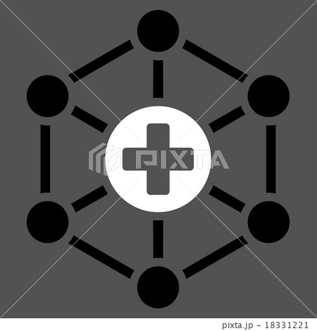 Medical Network Icon 18331221