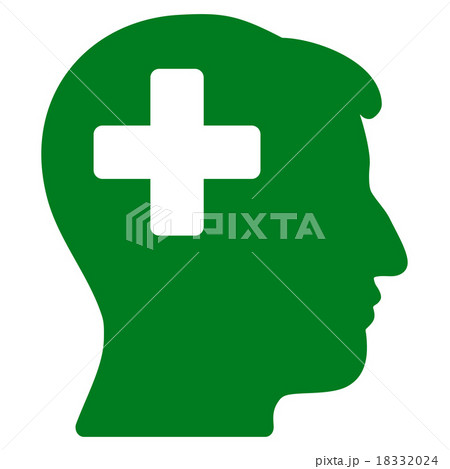Plus Man Head Icon Plus Man Head Icon 18332024