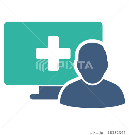 Online Medicine Icon Online Medicine Icon 18332345