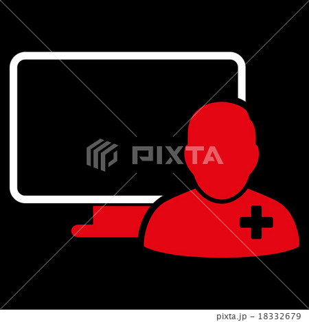 Online Doctor Icon Online Doctor Icon 18332679