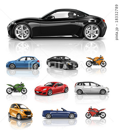 Transportation Vehicle Car Motorcycle Performance Concept Transportation Vehicle Car Motorcycle Performance Concept 18332789