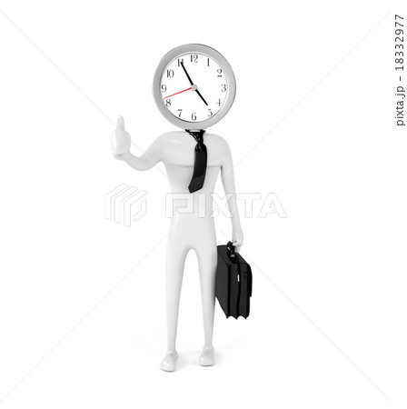 Punctual businessman Punctual businessman 18332977