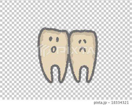 Anterior teeth twins pigmentation 18334321