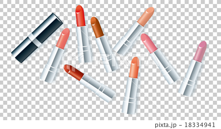 Lipstick Illustration E Background White Stock Illustration