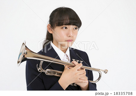 トランペット女子高生 トランペット女子高生 18335708