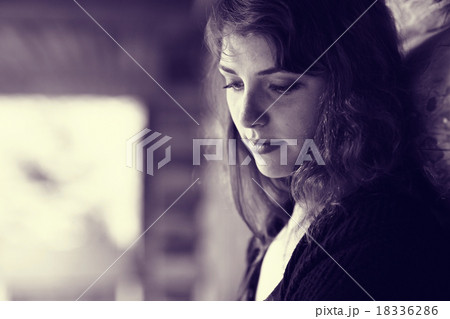 sad girl portrait 18336286