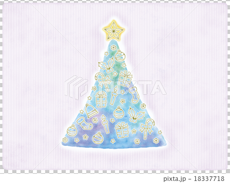 Christmas tree illustration Christmas tree illustration 18337718