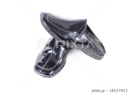 old dirty shoe isolated on a white background old dirty shoe isolated on a white background 18337922