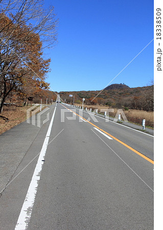 榛名山の直線道路 榛名山の直線道路 18338509
