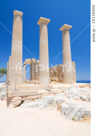 Ruins of ancient temple. Rhodes island. Greece 18338900