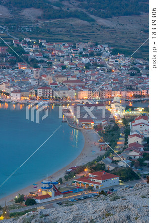 Night view, Pag, Croatia 18339306