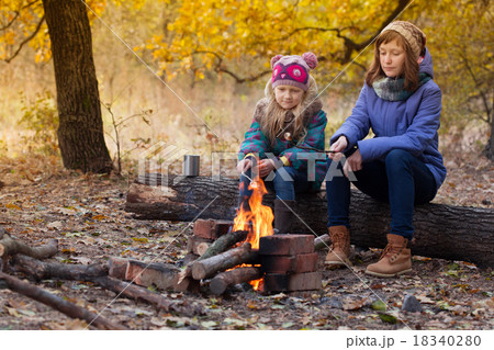 Two girls on picnic Two girls on picnic 18340280