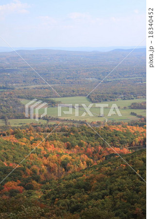 ニューヨーク州、紅葉の始まり 18340452