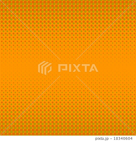 Orange Halftone Pattern Orange Halftone Pattern 18340604