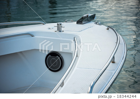Detail of a small motor boat Detail of a small motor boat 18344244