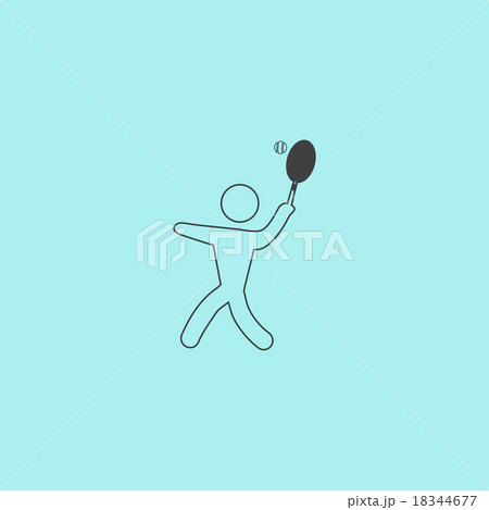 tennis player, silhouette tennis player, silhouette 18344677