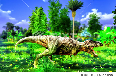 Tropical dinosaur park Tropical dinosaur park 18344890